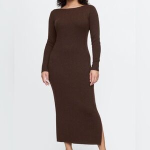 Gap Brown Knit Dress